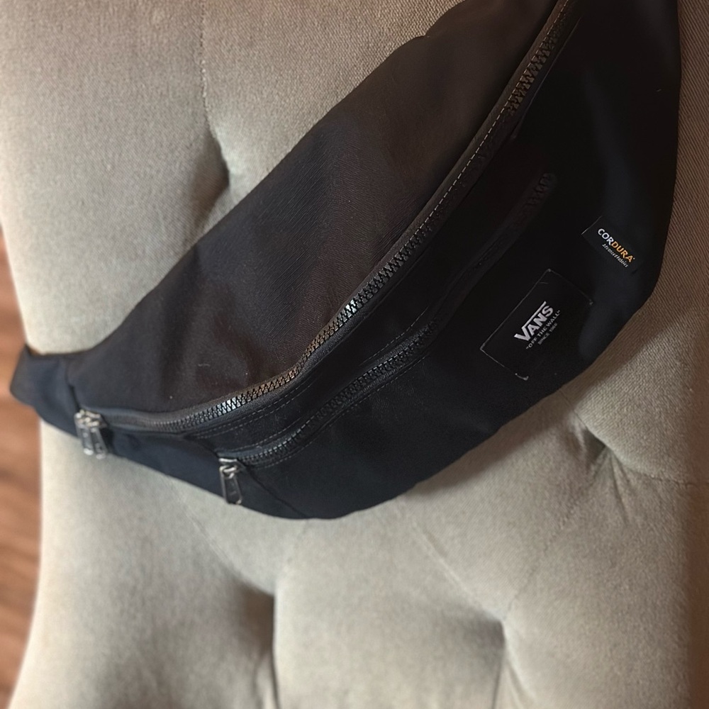 Vans Black Large Boho Travel Crossbody